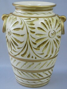 【即納可!!】再入荷しました♪【送料無料】イタリア製 陶器レインラック ホワイト ゴールド インテリア 小物 雑貨 玄関 収納傘立て 飾り壷 かさたて北海道・沖縄・ 離島は送