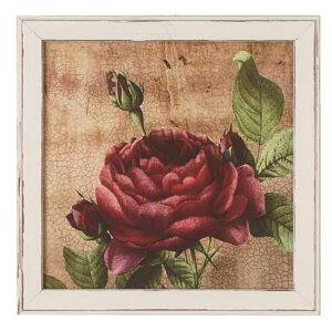 【送料無料】イタリア製 額絵 バラ 薔薇 フラワー