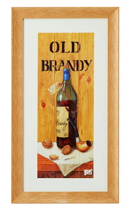 【送料無料】イタリア製 額絵 ワインボトルアートフレーム 額入り 壁掛け ワイン ボトル ワインビン