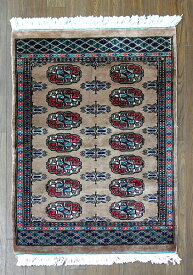 【即納可!!】【送料無料!!】新入荷しました♪高級　パキスタン　手織り　玄関マット　緞通サイズ：約97x62cm