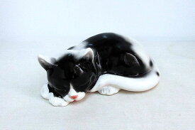 【送料無料】【即納可!!】再入荷しました♪イタリア製　陶器　猫置物　キャット　CATアニマル　インテリア　雑貨　ヨーロッパ