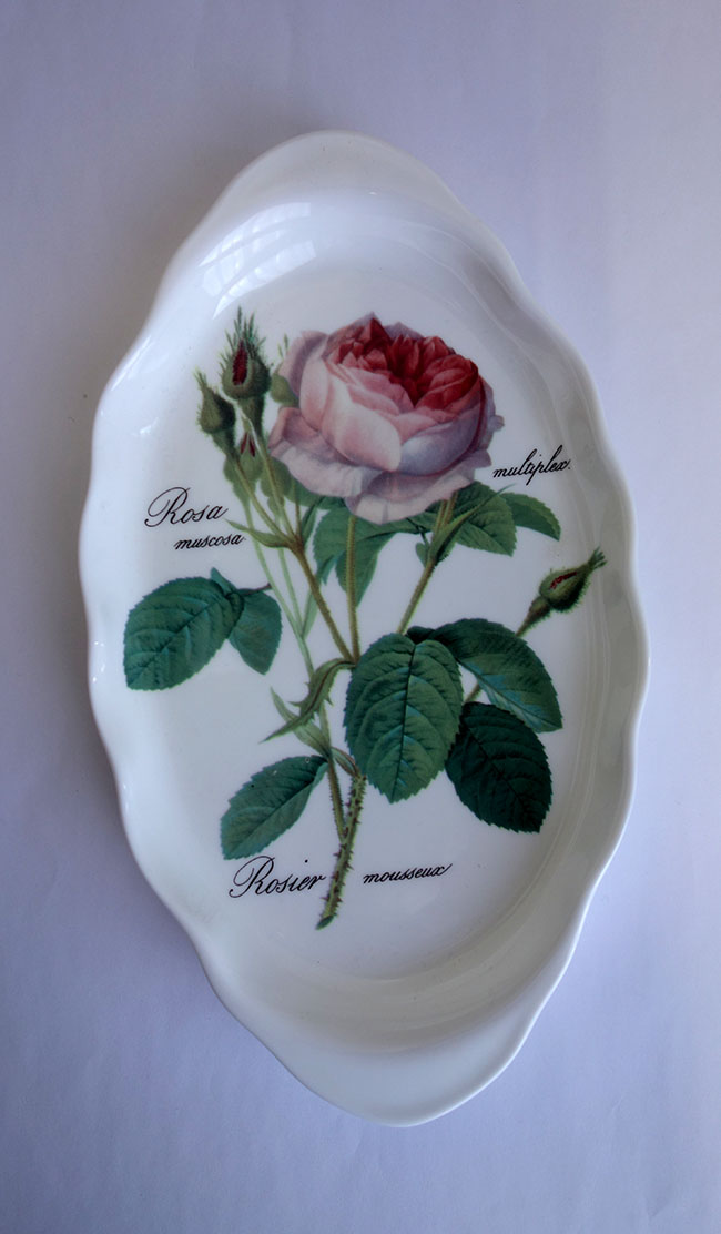 送料無料 即納可 再入荷しました イギリス製 ルドゥーテローズ オーバルトレイトレイ バラ 皿 お礼や感謝伝えるプチギフト 【予約販売品】 トレイ 薔薇 プレート