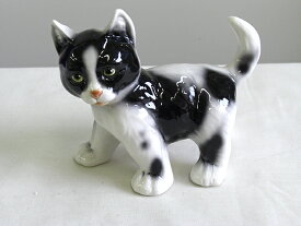 人気商品!!【送料無料】【即納可】再入荷しました♪イタリア製　陶器　猫置物　インテリア　小物　雑貨　置物　ねこ　ネコ　CAT※北海道・沖縄・離島は送料別途見積