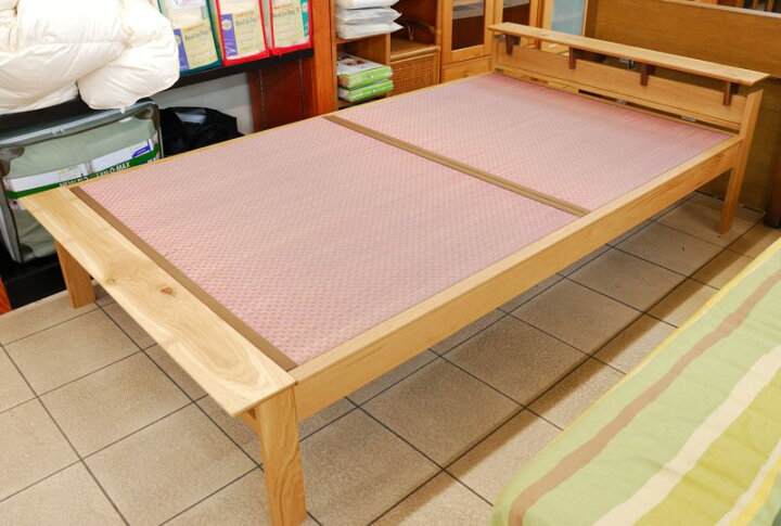 楽天市場】セミダブル畳ベッド ユーミング カイバラ工芸 国産 オーク 