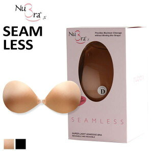 26%OFF ヌーブラ(NuBra)シームレス正規品[シリコンブラ シリコンタイプ パッド パット] レディース 谷間 ブラ 盛り ブラ バストアップ