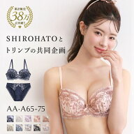 【20%OFF・9/24 09:59まで】 《SHIROHATOとトリンプの共同企画》 とにかく可愛い ブラジャー ショーツ セ…