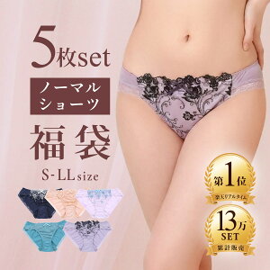 レビュー平均4.49★ 5枚セット ショーツ 中身が見える福袋 選べる2タイプ おまかせ レース 下着 パンツ レディー