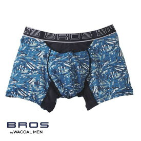 25％OFF【メール便(7)】 ブロス バイ ワコールメン BROS by WACOAL MEN AIR VENT BOXERS フロント快適グラマラス ボクサーパンツ ML 前閉じ 吸汗速乾 メンズ 全5色 M-L