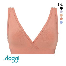 ノンワイヤーブラ トリンプ Triumph スロギー sloggi GO Allround Bralett ブラジャー ノンワイヤー ハーフトップ S-L 単品 ブラレット ワンサイズ 下着 レディース ブラ ワイヤーなし ワイヤレスブラ ストレスフリー 痛くない 楽 全5色