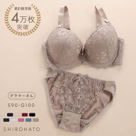 ソニアクラブ SONIA CLUB フラワーレース ブラジャー ショーツ セット EFG 総レース アンダー大きいサイ…