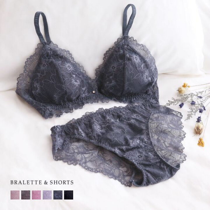 楽天市場 30 Off ブルーミングフローラ Bel Fiore ブラジャー ショーツ セット ノンワイヤー ブラレット 総レース バックレース 脇高 Bloomingflora 下着 レディース ブラ ブラセット ブラショーツ 上下セット ストレスフリー 痛くない 楽 透けショーツ シースルー