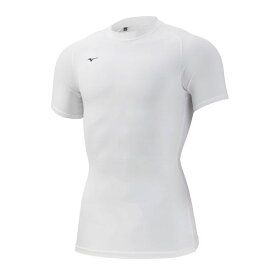 15％OFF【メール便(20)】 ミズノ MIZUNO バイオギア BIOGEAR シャツ メンズ クルーネック 半袖 コンプレッション スポーツ 丸首 全3色 S-2XL