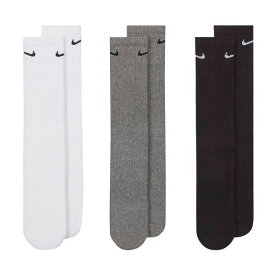 10％OFF ナイキ NIKE エブリデイ クッション クルー丈 ソックス 3足組 靴下 レディース メンズ SX7664 21-23cm 23-25cm 25-27cm 27-29cm 21-23cm-27-29cm