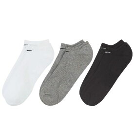 ナイキ NIKE エブリデイ クッション ノーショウ ソックス 3足組 靴下 メンズ レディース SX7673 21-23cm 23-25cm 25-27cm 27-29cm 21-23cm-27-29cm