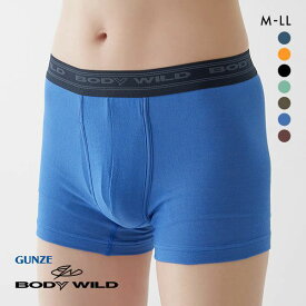 20％OFF【メール便(15)】【送料無料】 グンゼ GUNZE ボディワイルド BODY WILD ボクサーパンツ メンズ スタンダード デニム調 全7色 M-LL