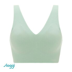 ノンワイヤーブラ トリンプ Triumph G068 スロギー sloggi ZERO FEEL 綿混 Vネック ハーフトップ ノンワイヤー シームレス ML 単品 レディース 全8色 S-L 下着 ブラジャー