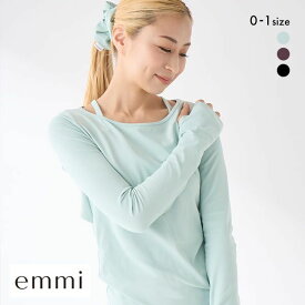 【最大100%ポイントバック・4/25限定】エミ emmi【emmi meets aya】サステナレッチアクティブトップス レディース 全3色 0-1