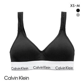 カルバン・クライン Calvin Klein MODERN COTTON スクープバック ライトリーラインド ブラレット ノンワイヤー レディース 全2色 XS(日本S)-M(日本L)