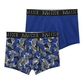 オム HOM brian #2 BOXER BRIEFS 2P ボクサーパンツ 2枚セット 前とじ メンズ S(日本M)-L(日本XL)