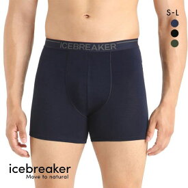 アイスブレーカー icebreaker M ANATOMICA BOXERS アナトミカ ボクサーパンツ メンズ 前閉じ 全3色 S(日本M)-L(日本XL)