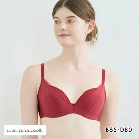ウンナナクール une nana cool 脇スッキリ さあ、わたし シンプル 3/4カップブラジャー BCD 単品 レディース 全6色 B65-D80