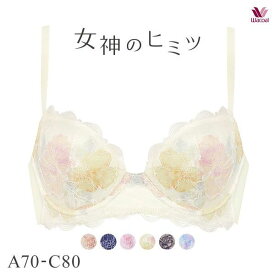 【20%OFF・お買い物マラソン】ワコール Wacoal 女神のヒミツ BRB476 ブラジャー ABC 単品 レディース 全6色 A70-C80 ev_sp