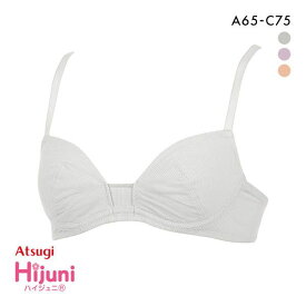 アツギ ATSUGI ハイジュニ Hijuni 透けにくい L字 ソフトワイヤーブラ ジュニア 女の子 レディース 全3色 A65-C75