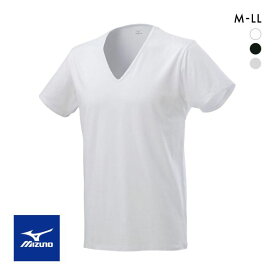 10％OFF メール便(20) ミズノ MIZUNO 汗のニオイに 着るドラント 消臭クイックドライアンダー Vネック半袖シャツ メンズ 消臭インナー 吸汗速乾 抗菌防臭 父の日 全3色 M-LL ギフト