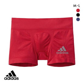 20％OFF【メール便(20)】 アディダス adidas ワンポイントロゴ ボクサーパンツ メンズ 前とじ 立体成型 シームレス 全3色 M-L