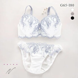 40％OFF ナルエー NARUE ランジェリー ラルム ブラジャー ショーツ セット GHI 大きいサイズ 単品 レディース 全3色 G65-M-I80-LL