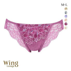 15％OFF【メール便(4)】 ウイング Wing レシアージュ Lesiage 23AW 2860シリーズ ショーツ ML ハイレッグ 単品 レディース 全6色 M-L