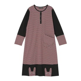 25％OFF ワコール Wacoal マタノアツコ ATSUKO MATANO ボーダーうさぎ ルームウェア パジャマ ワンピース 綿100％ レディース 全4色 M-L