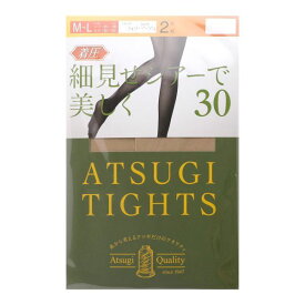 【最大100%ポイントバック・6/5限定】【メール便(20)】 アツギ ATSUGI アツギタイツ ATSUGI TIGHTS 着圧 タイツ 30デニール 2足組 発熱 レディース 全3色 S-M-L-LL