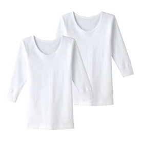 20％OFF グンゼ GUNZE キッズ ジュニア あったか厚地 丸首 長袖シャツ 2枚組 クルーネック 男児 襟あき広め 本体綿100％ メンズ 100-160