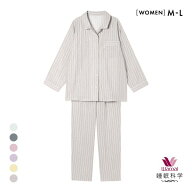 【15%OFF・5/18 09:59まで】 ワコール Wacoal 睡眠科学 二重ガーゼ シャツパジャマ 綿 ML レディース 全6…
