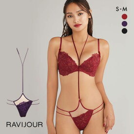 【メール便(7)】 ラヴィジュール RAVIJOUR シャイニングドリーム コードチョーカー チーキー ショーツ SM バックホール レース バックレース レディース 全3色 S-M