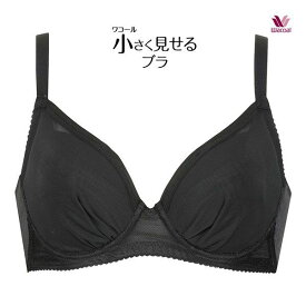 【20%OFF・お買い物マラソン】ワコール Wacoal 小さく見せるブラ シンプル BRB452 3/4カップ ブラジャー DEF 単品 レディース 全4色 D70-F85 ev_sp