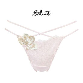 35％OFF【メール便(3)】 ワコール Wacoal サルート Salute 23AW 95G PTJ295 Tバックショーツ ソング ストリング M 単品 ブルーム レディース 全3色