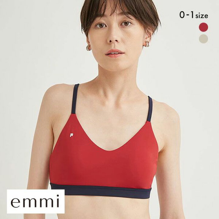 楽天市場】エミ emmi 【emmi yoga】FILAコラボブラトップ ブラジャー 