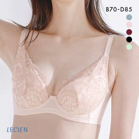 10％OFF ルシアン LECIEN to Liftブラ 3/4カップ ブラジャー BCD 脇肉 脇高 美背中 カップリフト 単品 レディース 全5色 B70-D85