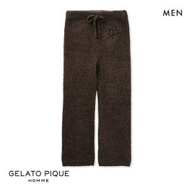 ジェラートピケ オム GELATO PIQUE メンズ 【Bitter】【HOMME】べビモコロングパンツ ジェラピケ パジャマ ルームウェア M-L