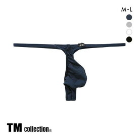 【メール便(3)】 ティーエム コレクション TM collection リヨセル side string ひょうたん Tバック ML ビキニ メンズ 前とじ TMコレクション 全4色 M-L