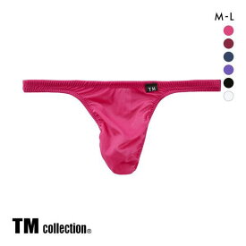 【メール便(3)】 ティーエム コレクション TM collection NewT2M2 ウエストしっかり股下細め Tバック ML メンズ ビキニ 全6色 M-L