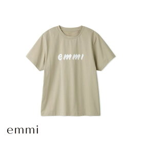 エミ emmi 【emmi atelier】ペイントemmiロゴTシャツ レディース 全4色