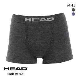 【メール便(20)】 ヘッド HEAD 杢 成型 ボクサーパンツ メンズ 無地 前とじ ボクサーブリーフ 全2色 M-LL