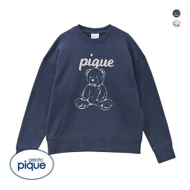 ジェラートピケ gelato pique 【UNISEX】裏毛ワンポイントプルオーバー ジェラピケ パジャマ ルームウェア 全2色 S-M-M-L