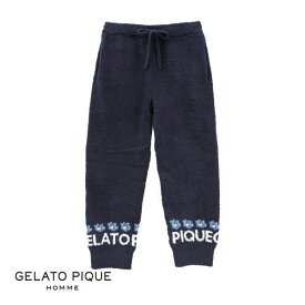 【10%OFF・6/11 01:59まで】ジェラートピケ オム GELATO PIQUE HOMME メンズ 【HOMME】ベビモコ フラワー ジャガード ロングパンツ ジェラピケ パジャマ ルームウェア 全2色 M-L ev_sp