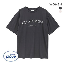 ジェラートピケ gelato pique レディース レーヨンロゴTシャツ ジェラピケ パジャマ ルームウェア 全2色