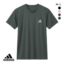 20％OFF【メール便(20)】 アディダス adidas クルーネック Tシャツ ワイドシルエット メンズ 吸汗速乾 全3色 M-L