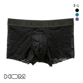 オム HOM Japan Special Collection TRUNK フリーカットレース ボクサーパンツ メンズ 前閉じ 全3色 S(日本M)-L(日本LL)